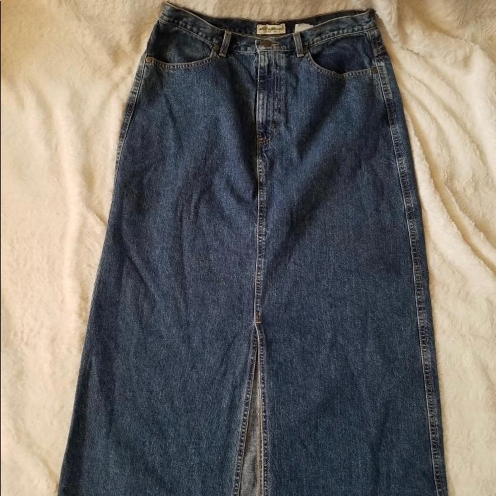 Vintage Eddie Bauer Denim Skirt